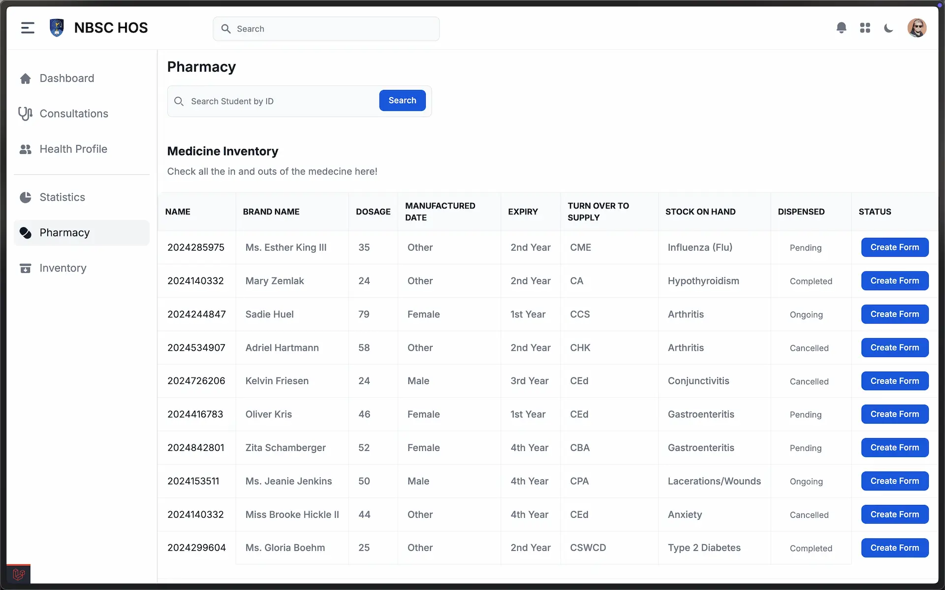 NBSC Hospital Management System - Gallery image 2